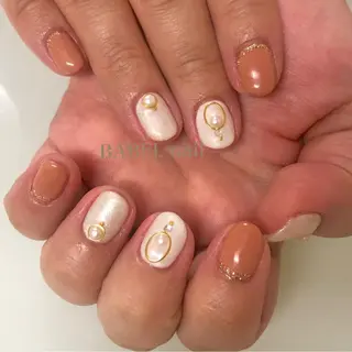 ネイル BABELバベル所属・江戸川橋✨BABEL 【バベル】大人可愛いのネイルデザイン