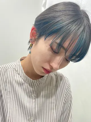 ショート カラー ショート/ボブ/ 吉祥寺/ryoのヘアスタイル