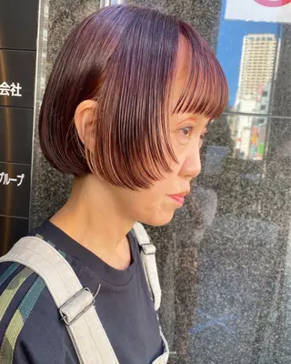 ショート sea's所属・ヒラカホ/矢場町/ ブリーチ/似合わせのヘアスタイル