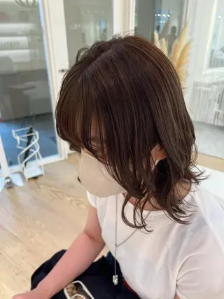 ショート ParveMix 佐々木梨紗🤍のヘアスタイル