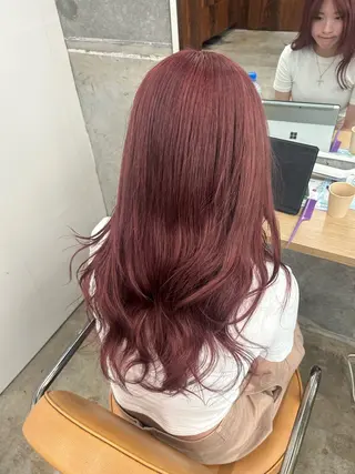 ロング 💎韓国Style透 明感カラー💜あかねのヘアスタイル