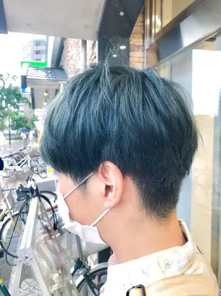 カラー メンズ 宮下 弦也のヘアスタイル