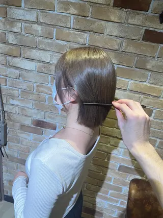 ショート 🧡ミルクティー/ レイヤー🧡ショウナのヘアスタイル