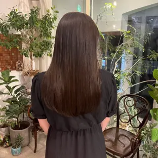 ロング カラー 高原 優のヘアスタイル