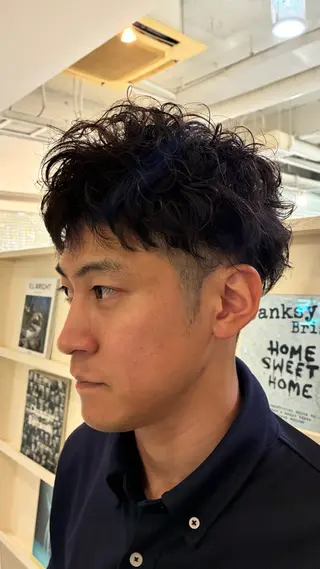 パーマ 倉島 拓哉のヘアスタイル