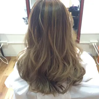ロング カラー MIZUHO / ダブルカラー髪質改善のヘアスタイル