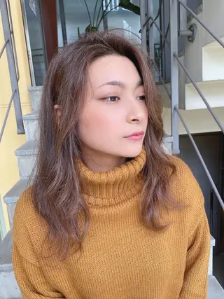 セミロング カラー lond strada所属・🌟モテ髪ショート 🌟店長 津賀涼のヘアスタイル