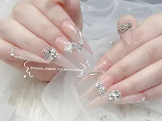 ネイル MoMoA Nail ネイル長さ出し専門店のネイルデザイン