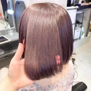 ミディアム カラー ヘアアレンジ メンズ キッズ お悩み解決美容師 💐AMIのヘアスタイル