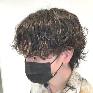 パーマ メンズ 関口 舜大のヘアスタイル