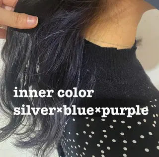 ロング カラー サイトウ アカネのヘアスタイル