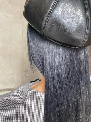 ロング 透け感ベージュ /ミハルのヘアスタイル