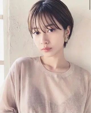 ショート 丸みショート/新宿 /みづき🐏のヘアスタイル