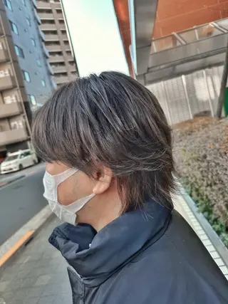 ショート カラー メンズ メンズパーマ 本多のヘアスタイル