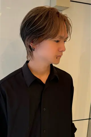 ショート メンズ 曲がる縮毛矯正 髪質改善/西尾 幸樹のヘアスタイル