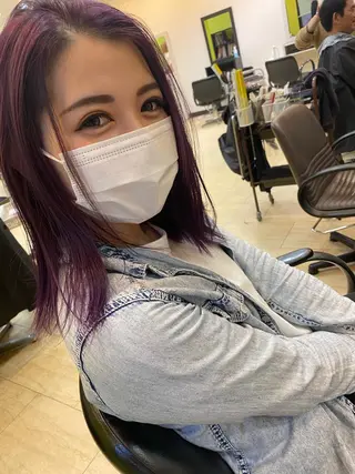 ミディアム 【代表】 辻龍樹のヘアスタイル