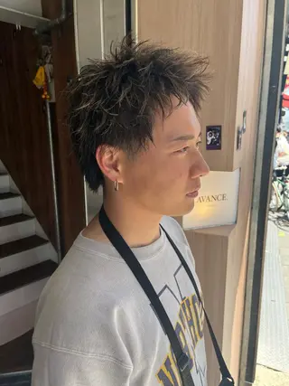 ショート カラー メンズ メンズ特化 店長 松元のヘアスタイル