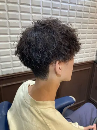 パーマ メンズ ルピナス中田店長 山口大地のヘアスタイル