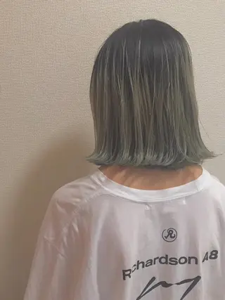 ミディアム カラー ✨透け感カラー✨ 上村一樹のヘアスタイル