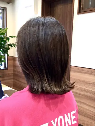 ミディアム カラー Annon プライベートサロンのヘアスタイル