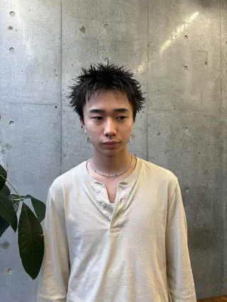 ショート メンズ 《メンズ支持NO.1 ×艶ブラウン》ソウタのヘアスタイル