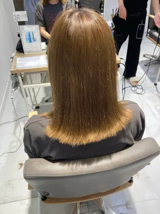 ミディアム 🫧ゆうき🪽 髪質改善/ハイライトのヘアスタイル