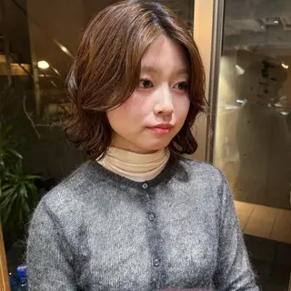 ショート パーマ 大橋 芽衣のヘアスタイル