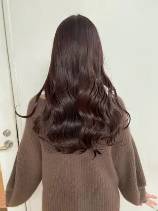 ロング カラー ヘアアレンジ Rinon所属・沖 真琴のヘアスタイル