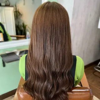 ロング カラー g.hair design所属・saaya💙 ブリーチなしカラーのヘアスタイル