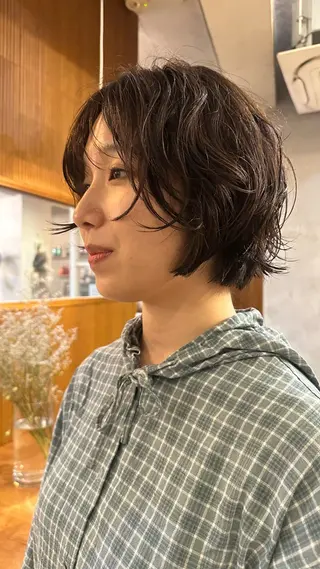 ショート 似合わせカラー/パー マ　🫧kotoneのヘアスタイル