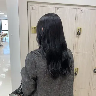 ロング 透明感ワンカラー 🎀髪質改善/AOのヘアスタイル