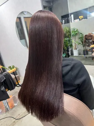 ロング maya レイヤーカットのヘアスタイル