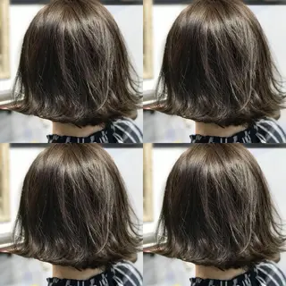 ミディアム カラー 髪質改善ayame 横山諒のヘアスタイル