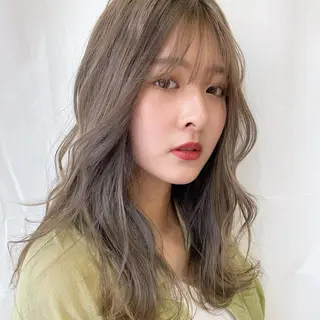 ミディアム カラー キタダ ヒロキのヘアスタイル