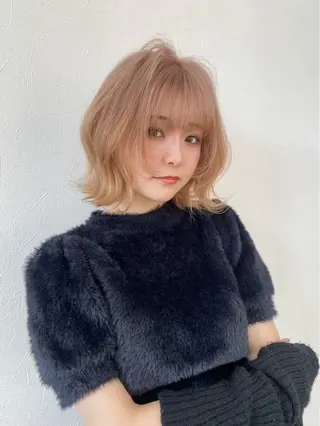 ミディアム カラー inq名駅店所属・rion/ 名古屋/カラーのヘアスタイル