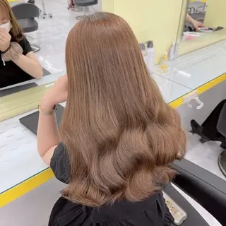 ロング カラー ヘアアレンジ 💗うる艶モテ髪 💗髪質改善✨🫧のヘアスタイル