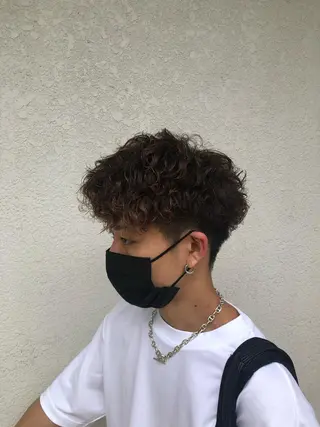 パーマ メンズ AUBE HAIR camelia 枚方店所属・メンズパーマ/ メンズカット/渡邊亘のヘアスタイル