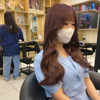 ロング カラー 韓国ヘア／艶カラー minamiのヘアスタイル