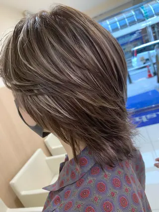 ショート カラー 店長ハイトーンカラー 柞山史奈のヘアスタイル