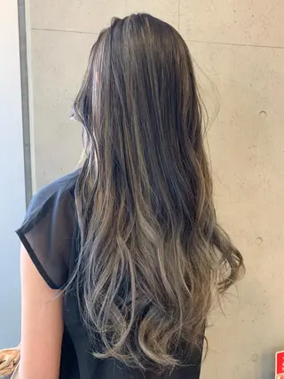ロング カラー 髪質改善/縮毛矯正 ツヤ髪🩷さつきのヘアスタイル