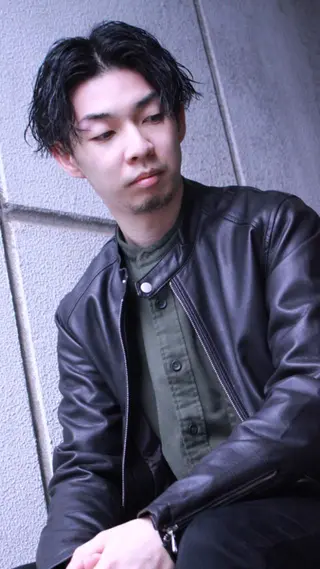 ミディアム パーマ メンズ メンズ特化美容師 井上大輔のヘアスタイル