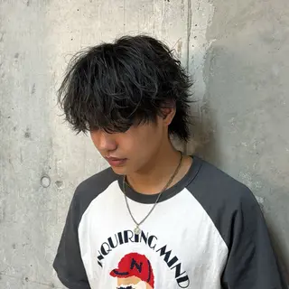 パーマ メンズ 💙垢抜け/モテヘア KEISHO🩶のヘアスタイル