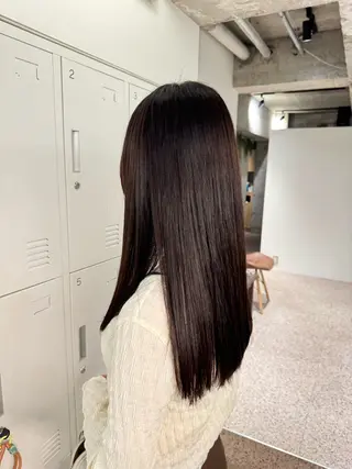 ロング 盛山 莉々華のヘアスタイル