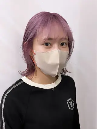 ミディアム ブリーチ／デザイン／ 🫟Rurika🫟のヘアスタイル