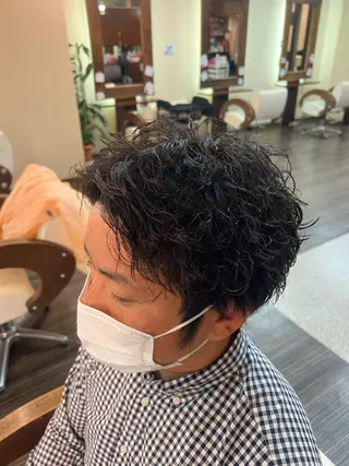 パーマ 美容室soi所属・メンズ特化/石田 凱土のヘアスタイル