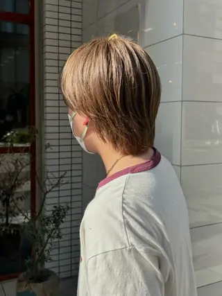 ショート カラー メンズ オクダアキホ /透明感カラー🫧のヘアスタイル