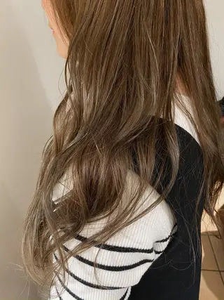 ロング カラー 韓国hair ·͜· watanabeのヘアスタイル