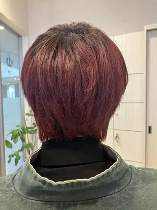 ショート カラー メンズ 永倉 はるかのヘアスタイル