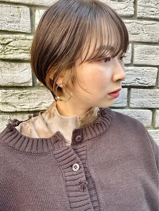 ショート カラー カラー/レイヤー/ 髪質改善/PAAQのヘアスタイル