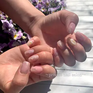 ミディアム pllia beautyのネイルデザイン